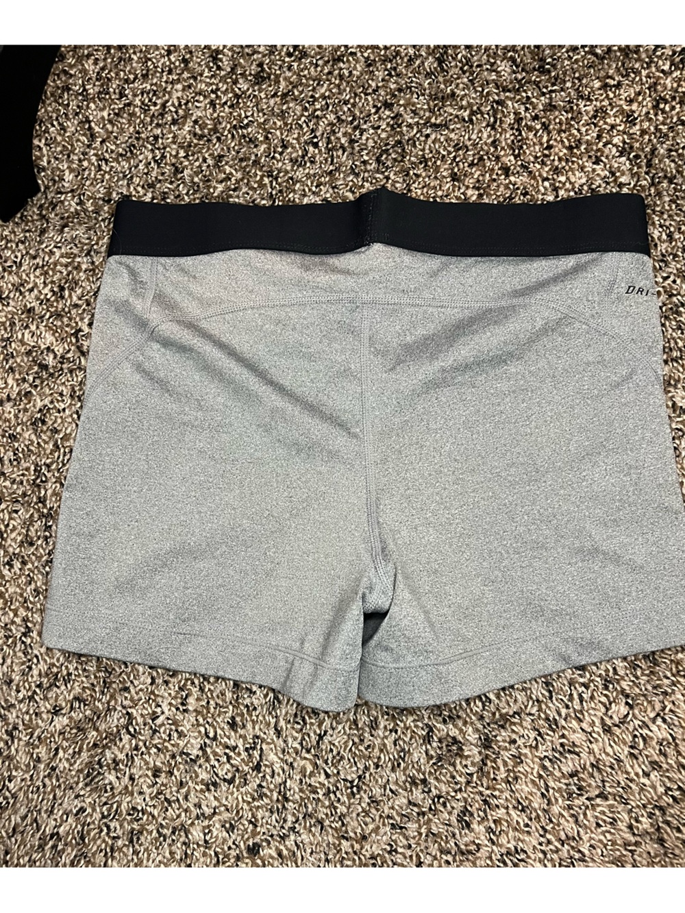 Nike Pro Dri-FIT Leggings & Compression Shorts Bundle | Gray & Black - Picture 13 of 15